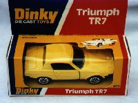 [TR7 Dinky #211; click to view larger image]
