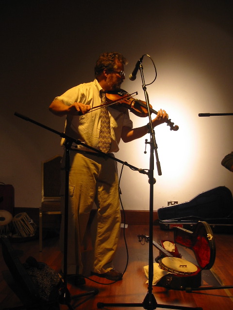 Richard wearing a TIE!