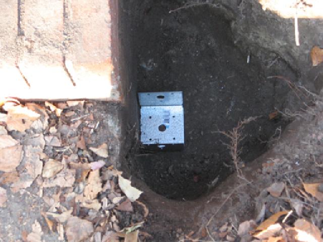 Post Anchor in Ground