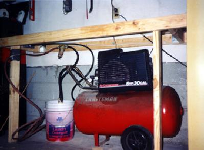 5hp 30gal oil
lubed compressor
