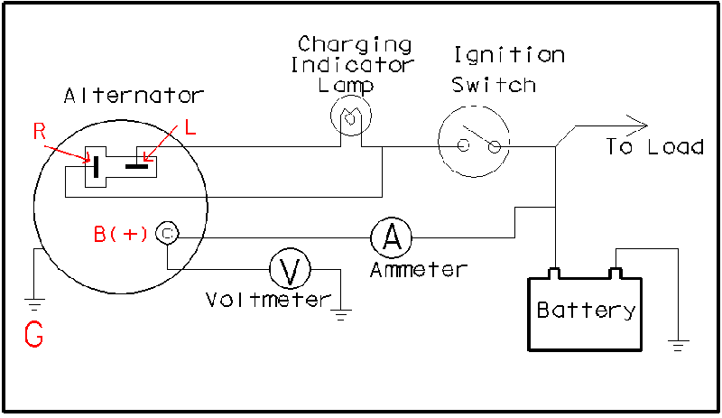 Typical Wiring Of Alternator On Tractor